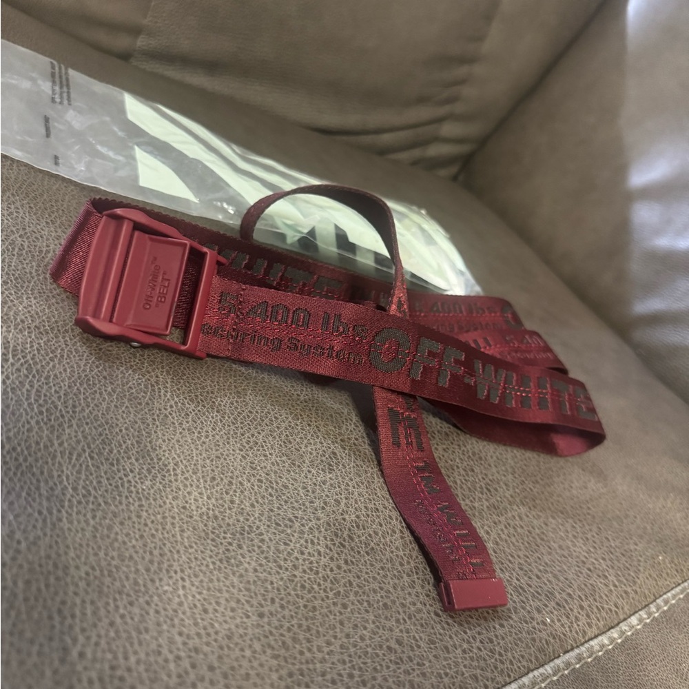 Off-White Red Belt - Picture 2 of 6